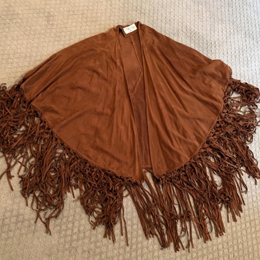 Tasha Polizzi Suede Poncho